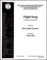 Flight Song SATB choral sheet music cover